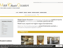 Tablet Screenshot of mobiliclassicioccasioni.it